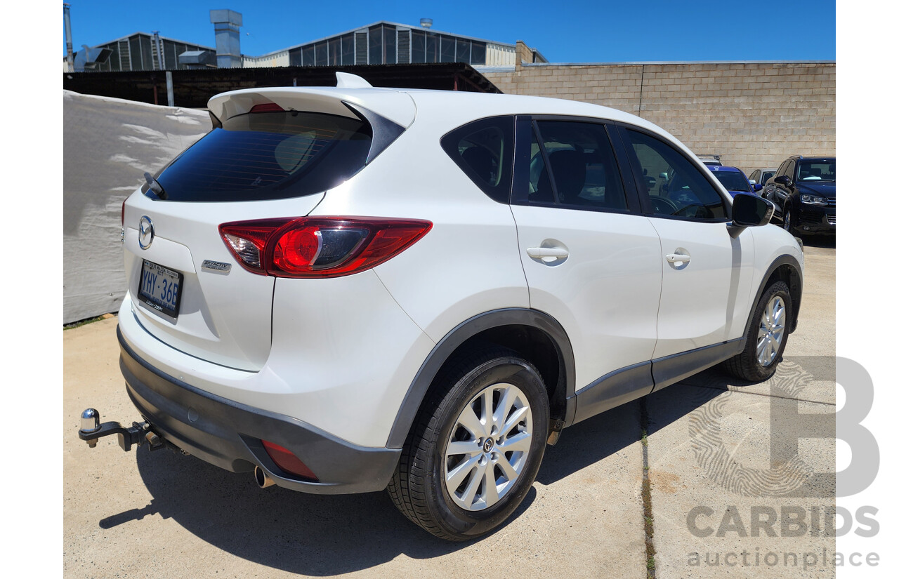 8/2012 Mazda Cx-5 MAXX Sport (4x4) 4d Wagon White 2.2L