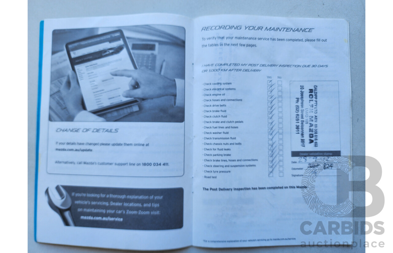 8/2012 Mazda Cx-5 MAXX Sport (4x4)  4d Wagon White 2.2L