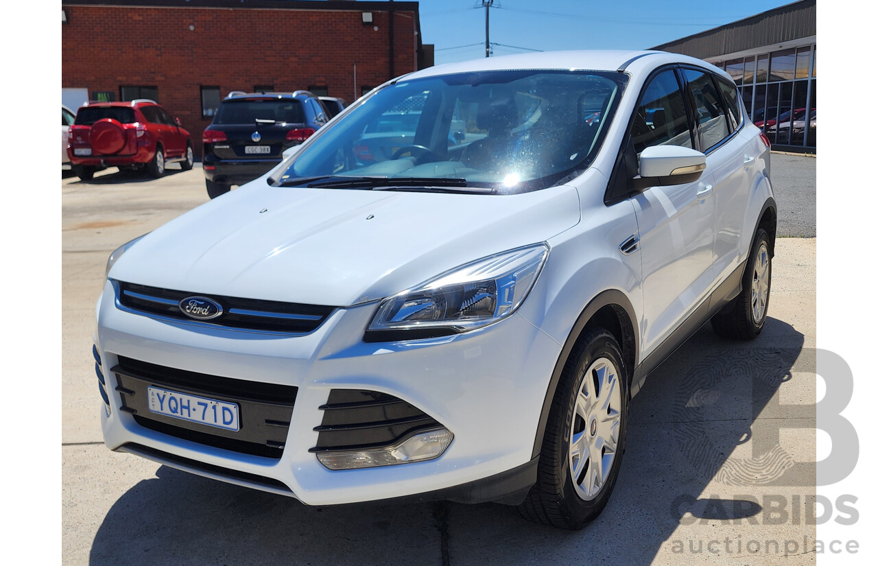 4/2015 Ford Kuga Ambiente (fwd) TF MK 2 4d Wagon White 1.5L