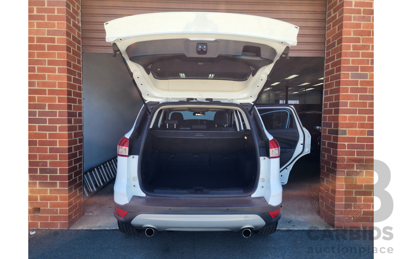 4/2015 Ford Kuga Ambiente (fwd) TF MK 2 4d Wagon White 1.5L