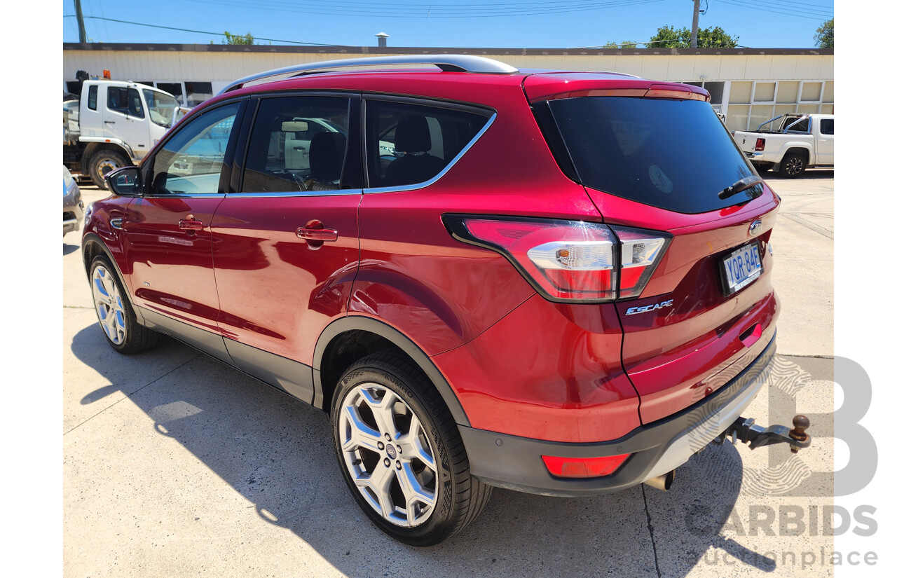 2/2017 Ford Escape Titanium AWD ZG 4d Wagon Red Turbo 2.0L