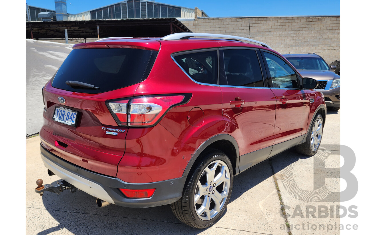 2/2017 Ford Escape Titanium AWD ZG 4d Wagon Red Turbo 2.0L