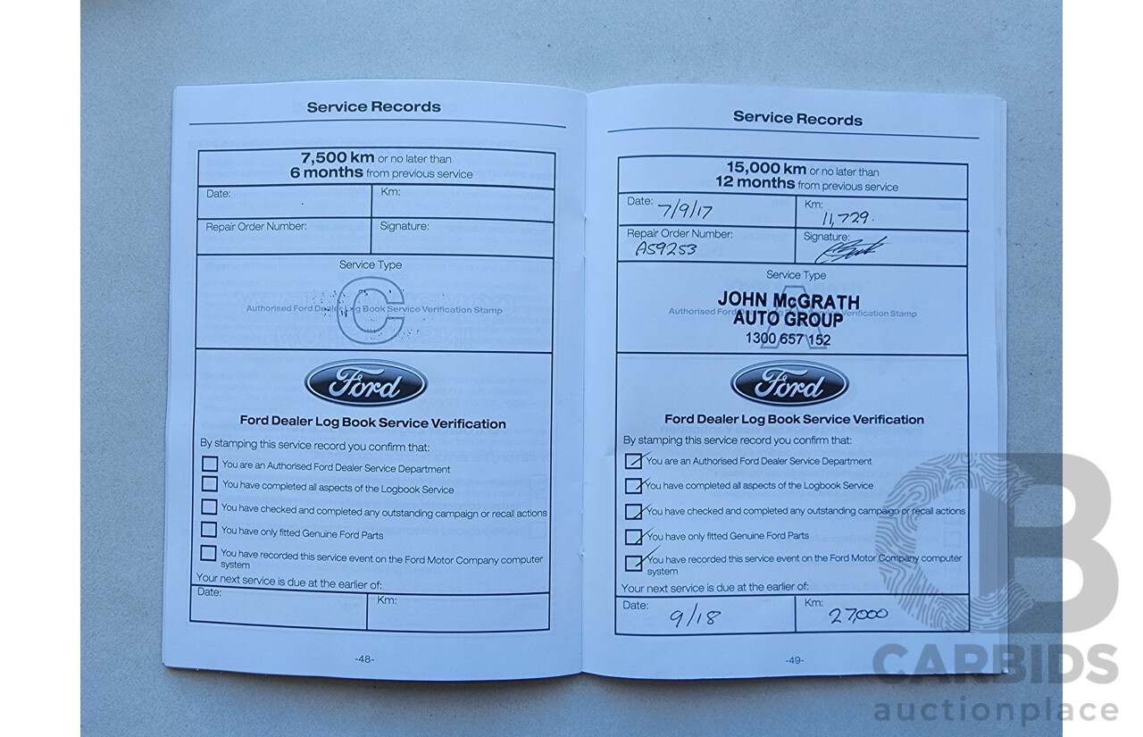 2/2017 Ford Escape Titanium AWD ZG 4d Wagon Red Turbo 2.0L