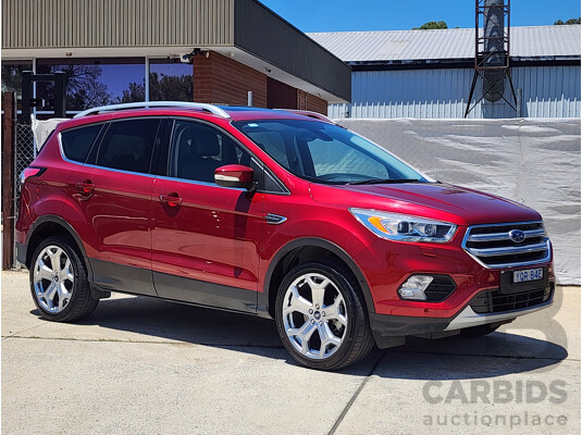 2/2017 Ford Escape Titanium AWD ZG 4d Wagon Red Turbo 2.0L