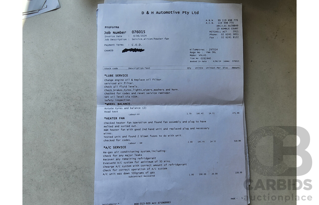 1/2012 Volvo Xc90 D5 R-Design MY12 4d Wagon Grey 2.4L