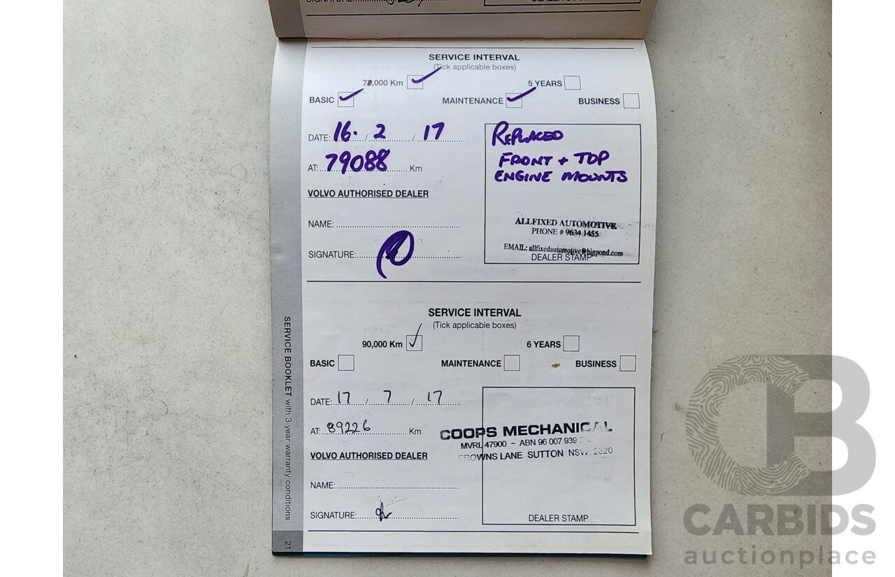 1/2012 Volvo Xc90 D5 R-Design MY12 4d Wagon Grey 2.4L