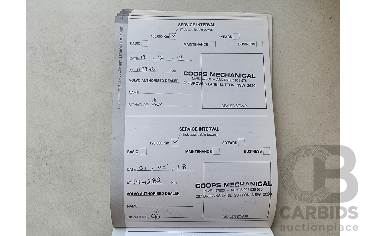 1/2012 Volvo Xc90 D5 R-Design MY12 4d Wagon Grey 2.4L