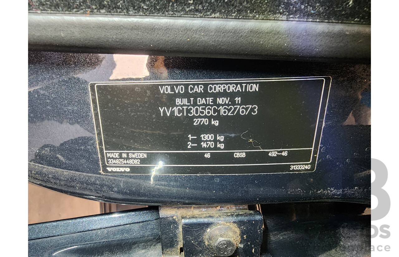 1/2012 Volvo Xc90 D5 R-Design MY12 4d Wagon Grey 2.4L