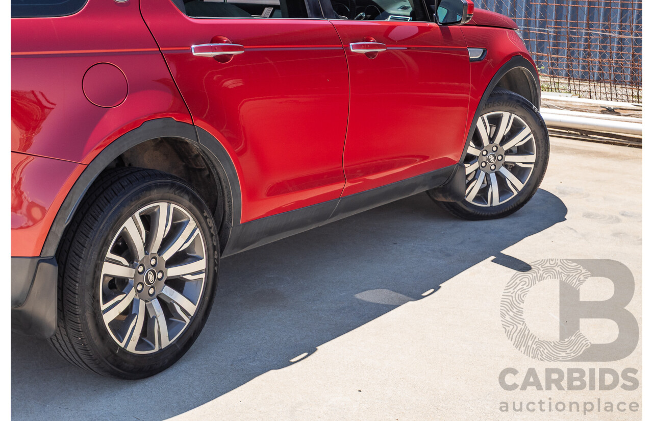 11/2016 Land Rover Discovery Sport TD4 180 HSE Luxury (AWD) LC MY17 4D Wagon Firenze Red Metallic Turbo Diesel 2.0L