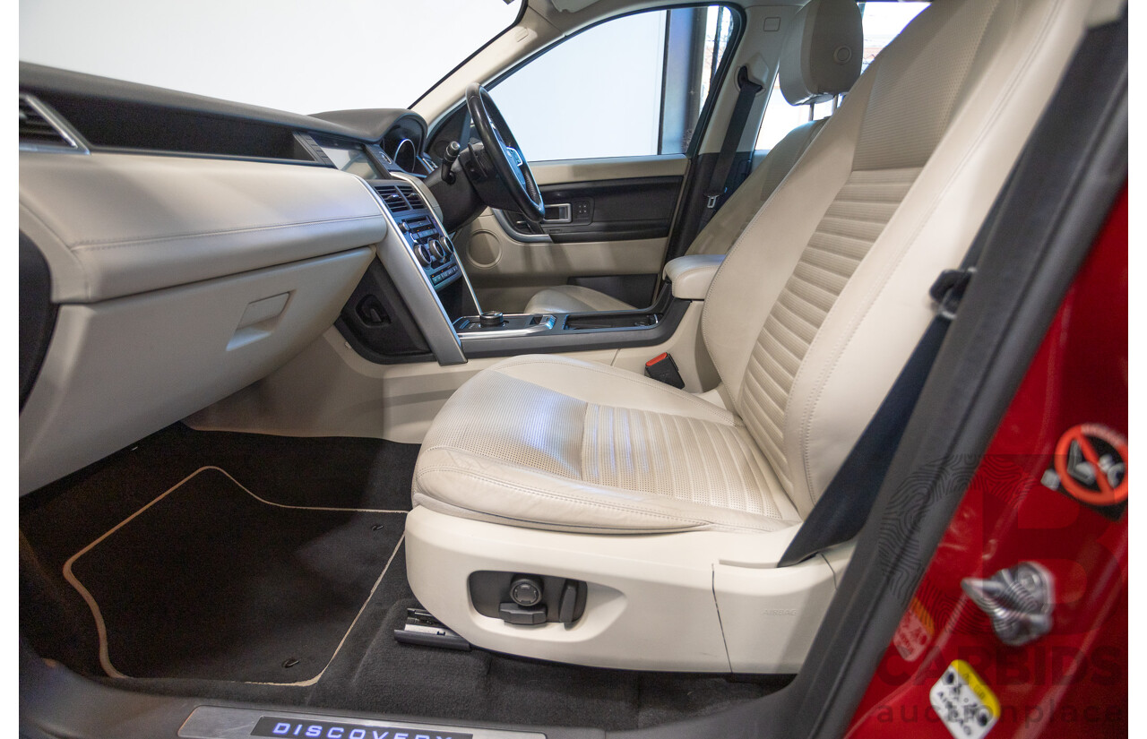 11/2016 Land Rover Discovery Sport TD4 180 HSE Luxury (AWD) LC MY17 4D Wagon Firenze Red Metallic Turbo Diesel 2.0L