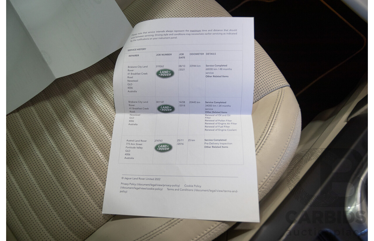 11/2016 Land Rover Discovery Sport TD4 180 HSE Luxury (AWD) LC MY17 4D Wagon Firenze Red Metallic Turbo Diesel 2.0L