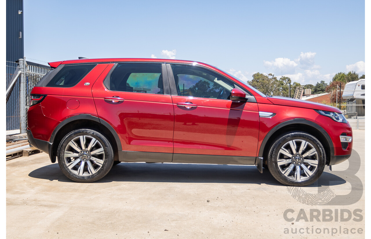 11/2016 Land Rover Discovery Sport TD4 180 HSE Luxury (AWD) LC MY17 4D Wagon Firenze Red Metallic Turbo Diesel 2.0L