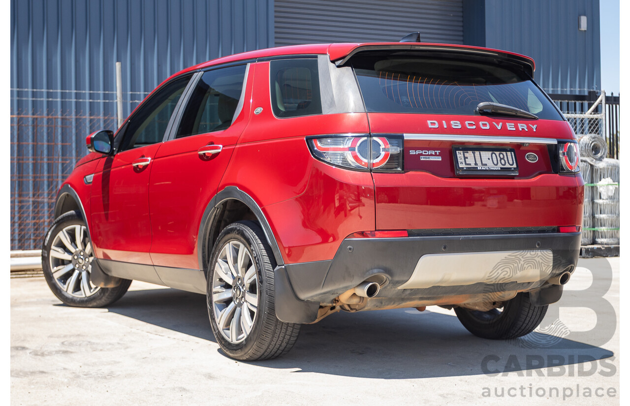 11/2016 Land Rover Discovery Sport TD4 180 HSE Luxury (AWD) LC MY17 4D Wagon Firenze Red Metallic Turbo Diesel 2.0L