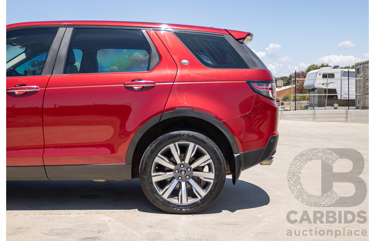 11/2016 Land Rover Discovery Sport TD4 180 HSE Luxury (AWD) LC MY17 4D Wagon Firenze Red Metallic Turbo Diesel 2.0L