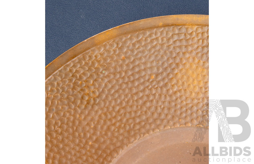 Vintage Rodd Copper Dish with Hammered Finish