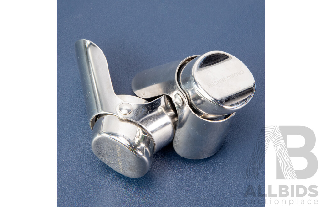 Two Georg Jensen Champagne Stoppers