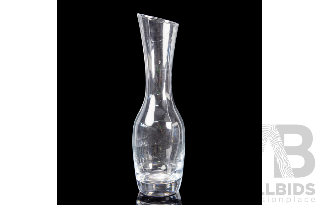 Vintage English Dartington Crystal Wine Carafe