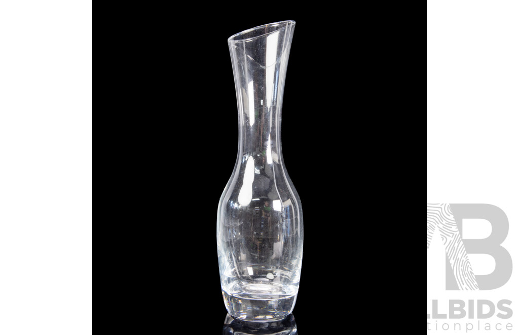 Vintage English Dartington Crystal Wine Carafe
