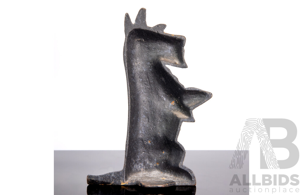 Vintage Cast Iron Scottie Dog Door Stop