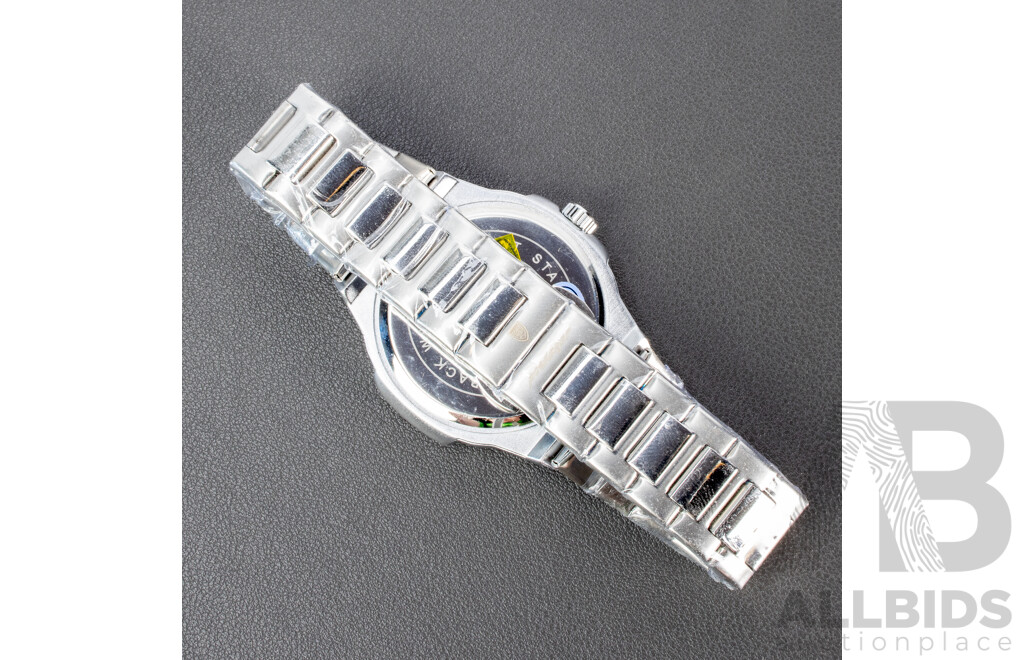 Poedagar Men?s Wristwatch with Silver Blue Dial
