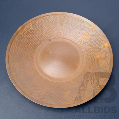 Vintage Rodd Copper Dish with Hammered Finish