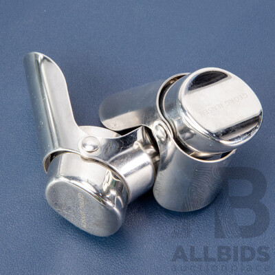 Two Georg Jensen Champagne Stoppers