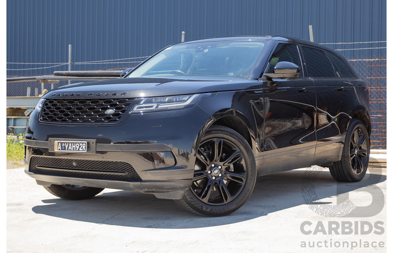 3/2018 Range Rover Velar D240 S (AWD) MY18 4D Wagon Santorini Black Metallic Turbo Diesel 2.0L