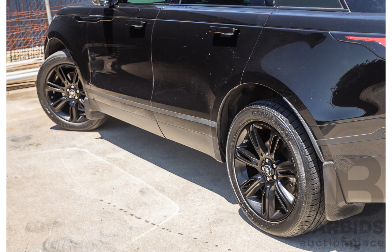 3/2018 Range Rover Velar D240 S (AWD) MY18 4D Wagon Santorini Black Metallic Turbo Diesel 2.0L