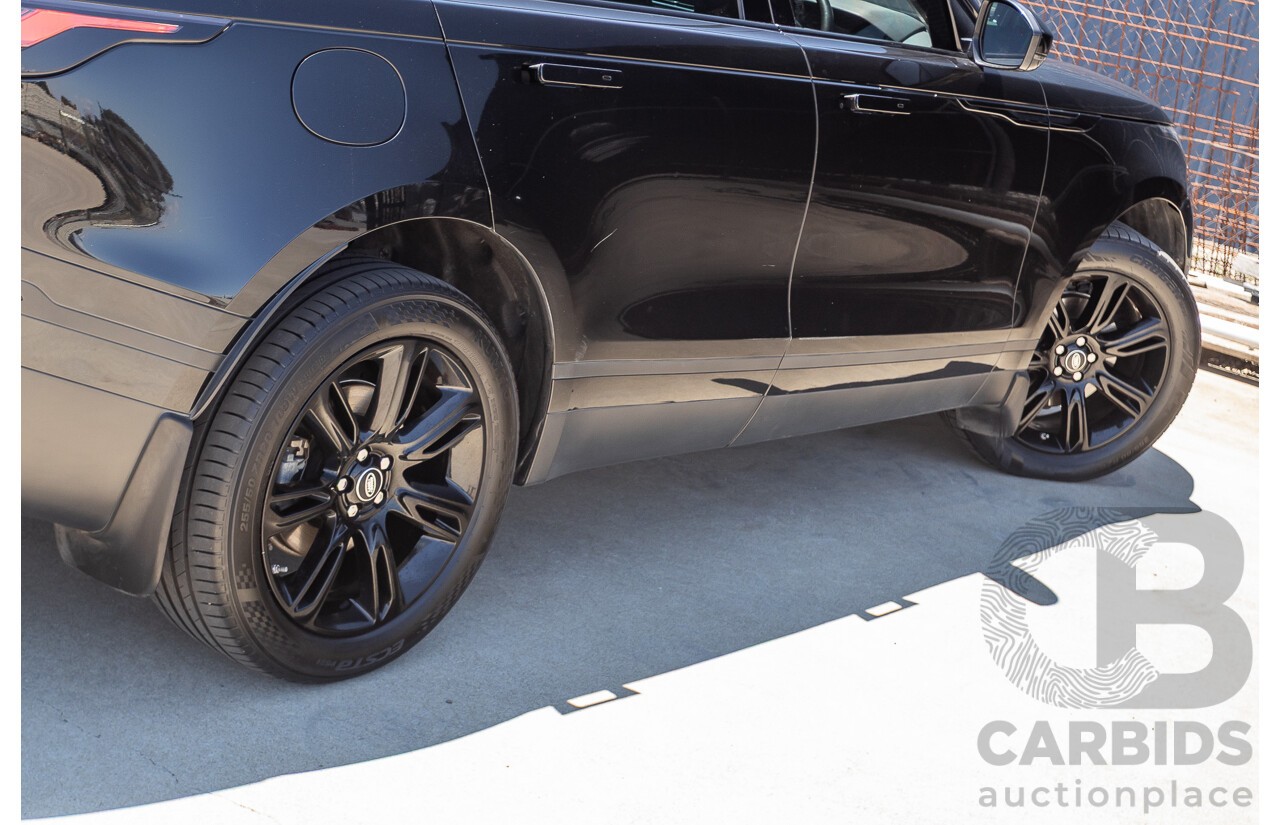 3/2018 Range Rover Velar D240 S (AWD) MY18 4D Wagon Santorini Black Metallic Turbo Diesel 2.0L