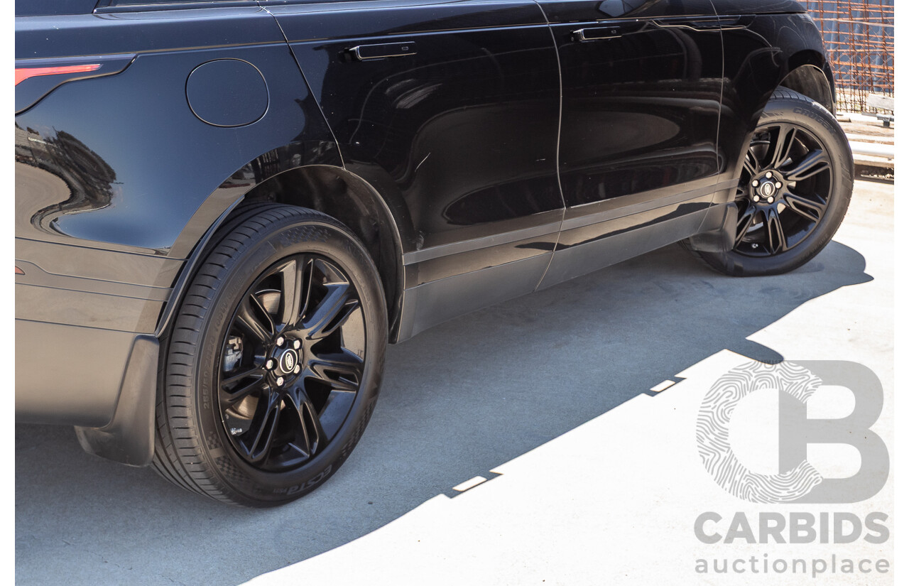 3/2018 Range Rover Velar D240 S (AWD) MY18 4D Wagon Santorini Black Metallic Turbo Diesel 2.0L