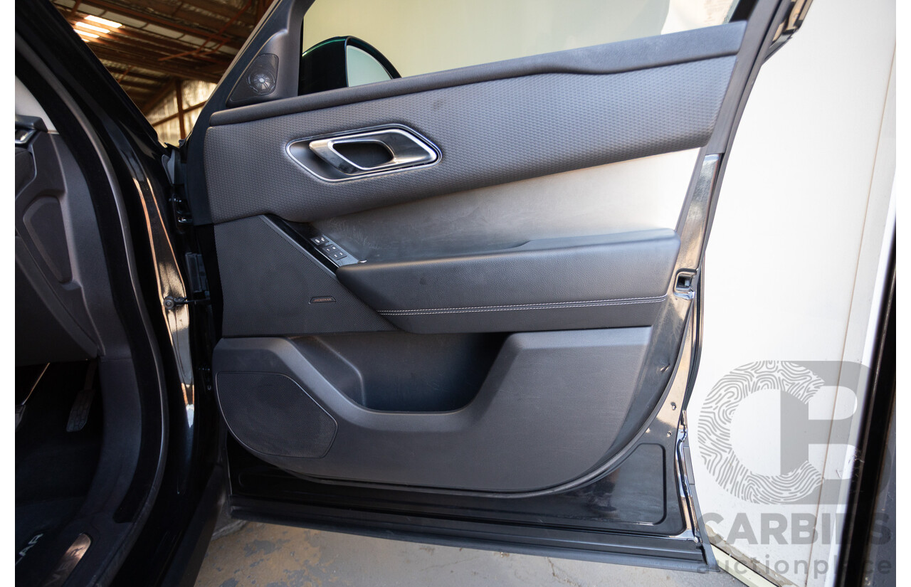 3/2018 Range Rover Velar D240 S (AWD) MY18 4D Wagon Santorini Black Metallic Turbo Diesel 2.0L