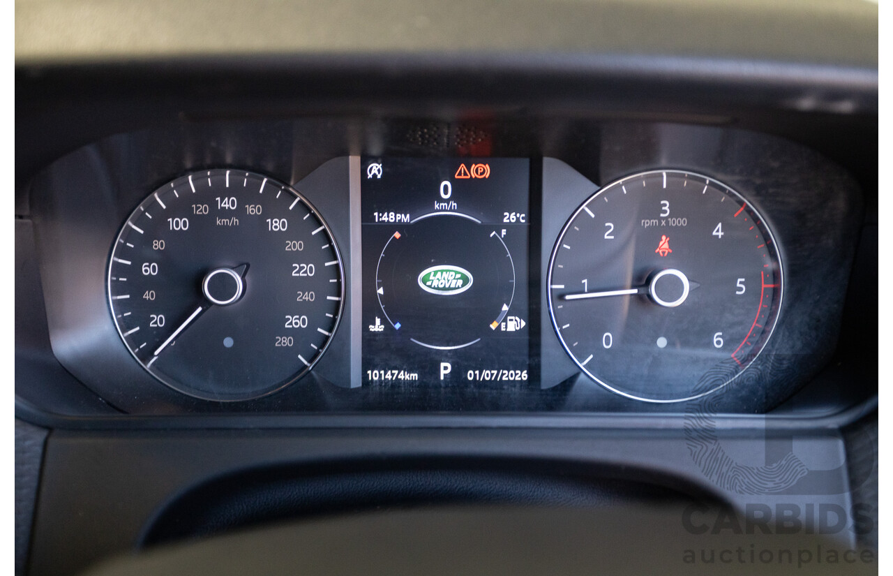 3/2018 Range Rover Velar D240 S (AWD) MY18 4D Wagon Santorini Black Metallic Turbo Diesel 2.0L