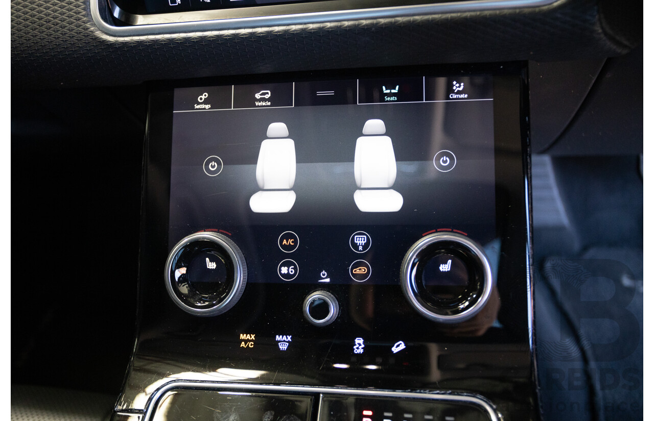 3/2018 Range Rover Velar D240 S (AWD) MY18 4D Wagon Santorini Black Metallic Turbo Diesel 2.0L