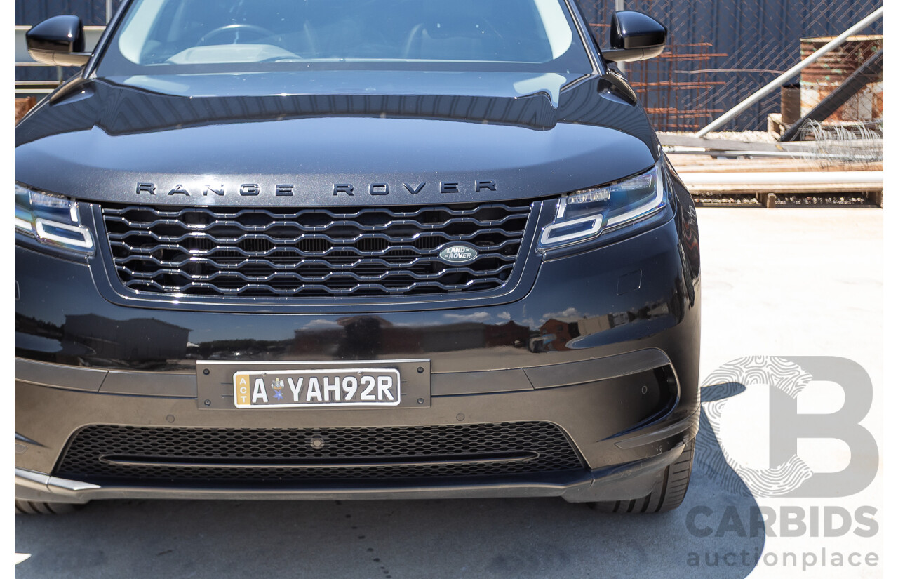 3/2018 Range Rover Velar D240 S (AWD) MY18 4D Wagon Santorini Black Metallic Turbo Diesel 2.0L