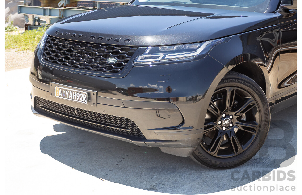 3/2018 Range Rover Velar D240 S (AWD) MY18 4D Wagon Santorini Black Metallic Turbo Diesel 2.0L