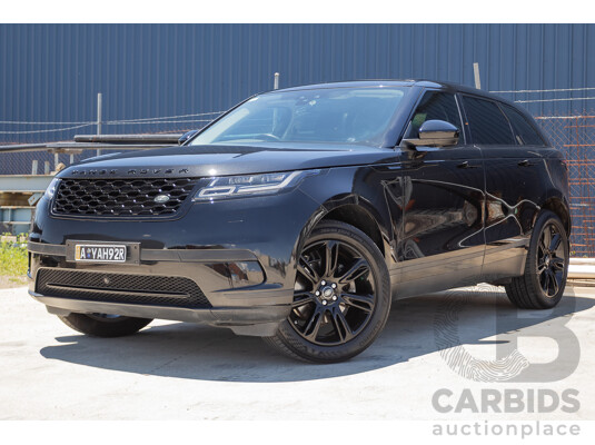 3/2018 Range Rover Velar D240 S (AWD) MY18 4D Wagon Santorini Black Metallic Turbo Diesel 2.0L