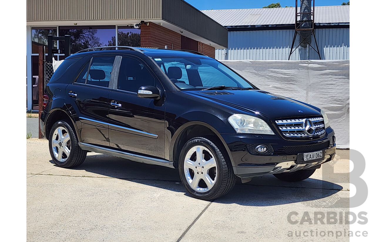 4/2008 Mercedes-Benz ML 320 CDI Luxury (4x4) W164 08 UPGRADE 4d Wagon Black 3.0L
