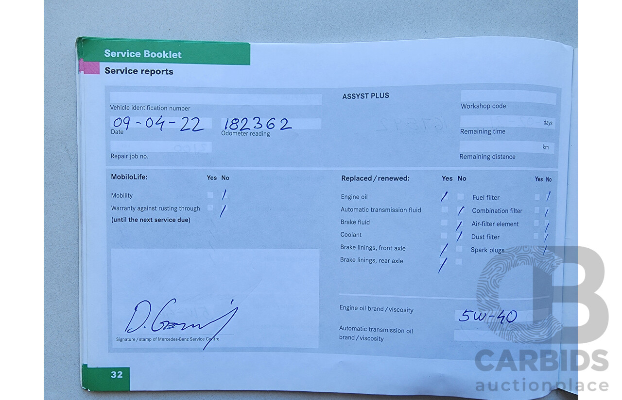 4/2008 Mercedes-Benz ML 320 CDI Luxury (4x4) W164 08 UPGRADE 4d Wagon Black 3.0L