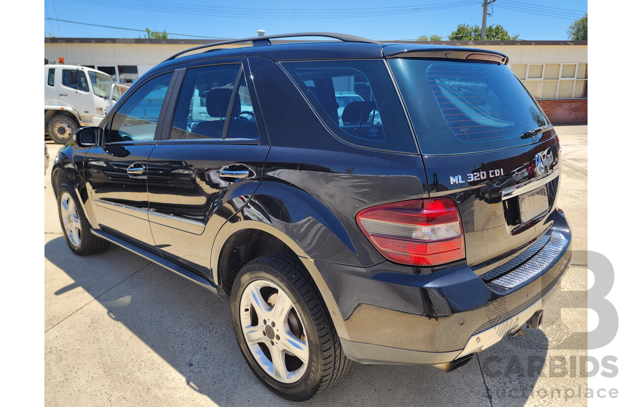 4/2008 Mercedes-Benz ML 320 CDI Luxury (4x4) W164 08 UPGRADE 4d Wagon Black 3.0L