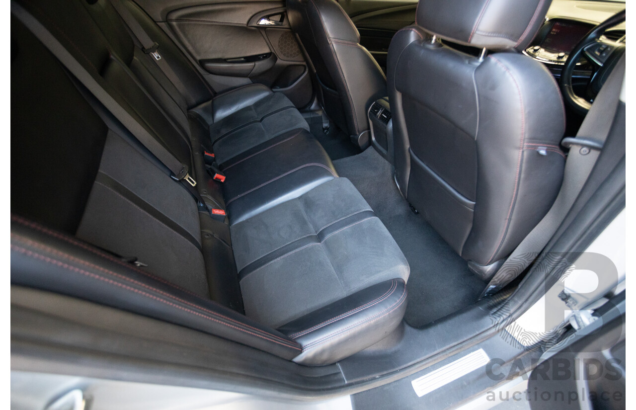 8/2016 Holden Commodore SV6 Black Edition VFII MY16 4D Sportwagon Nitrate Silver V6 3.6L