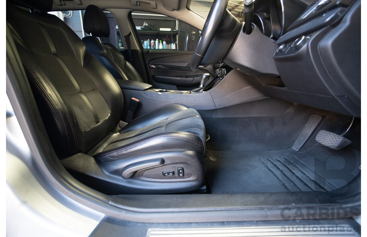 8/2016 Holden Commodore SV6 Black Edition VFII MY16 4D Sportwagon Nitrate Silver V6 3.6L