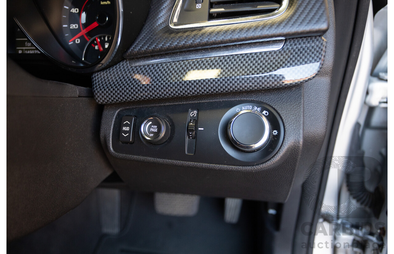 8/2016 Holden Commodore SV6 Black Edition VFII MY16 4D Sportwagon Nitrate Silver V6 3.6L