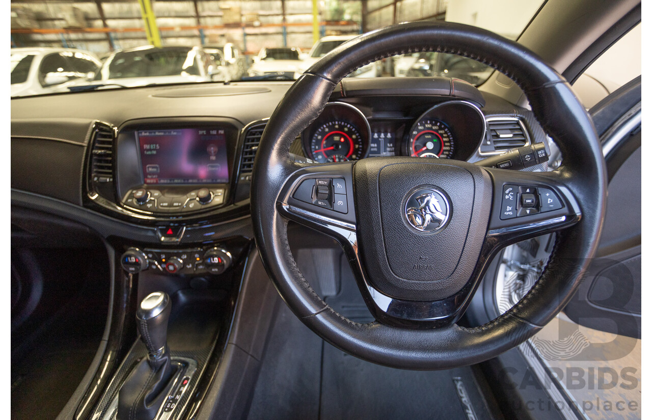 8/2016 Holden Commodore SV6 Black Edition VFII MY16 4D Sportwagon Nitrate Silver V6 3.6L