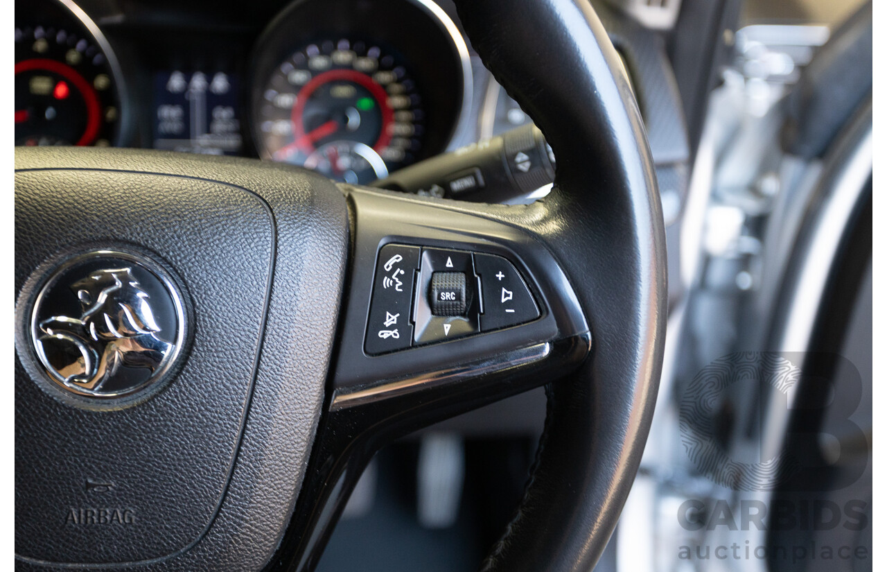 8/2016 Holden Commodore SV6 Black Edition VFII MY16 4D Sportwagon Nitrate Silver V6 3.6L