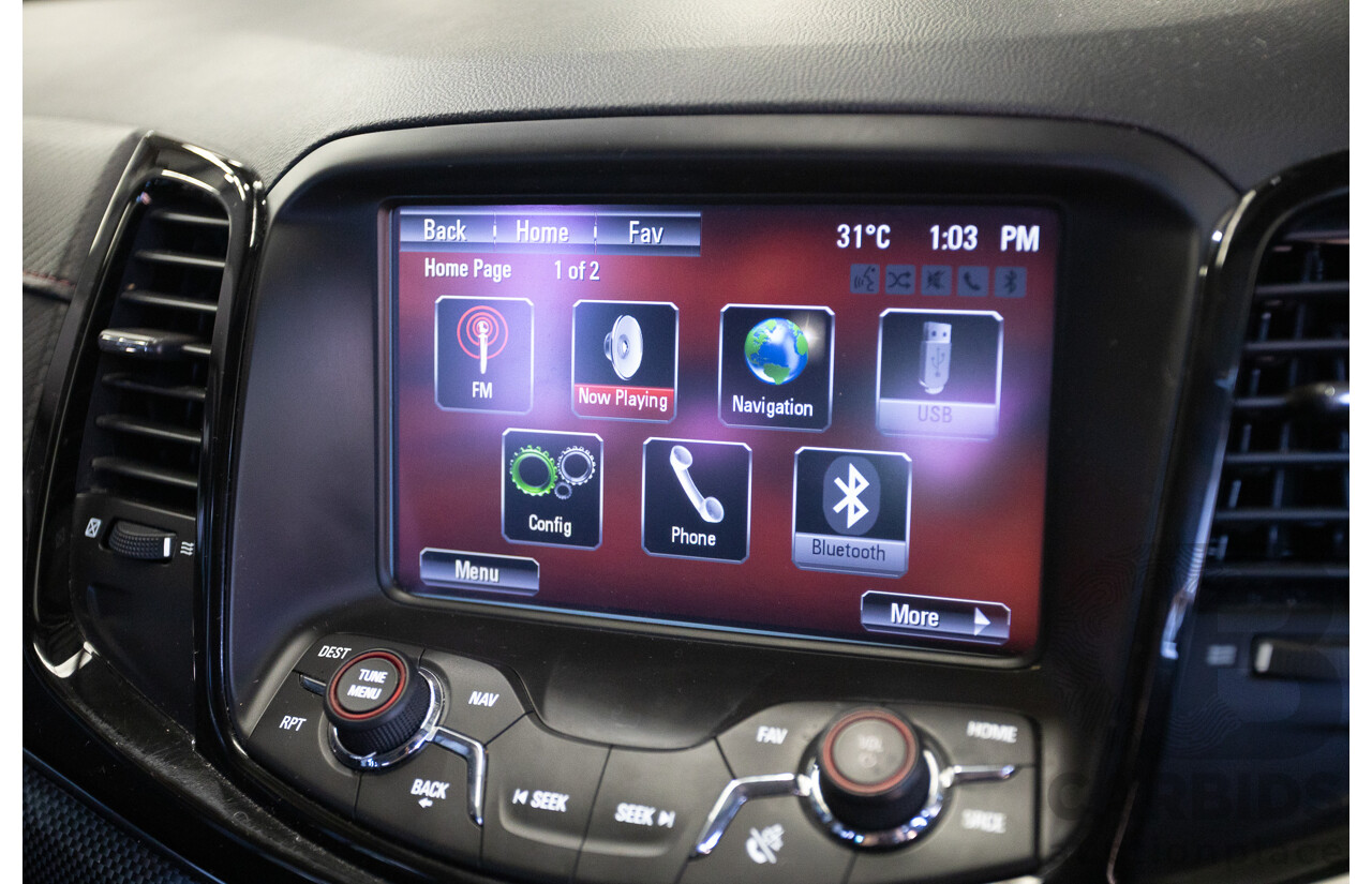 8/2016 Holden Commodore SV6 Black Edition VFII MY16 4D Sportwagon Nitrate Silver V6 3.6L