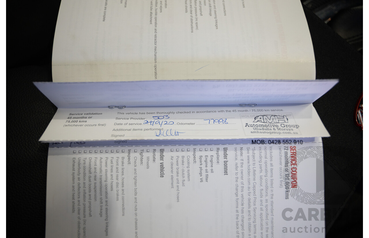 8/2016 Holden Commodore SV6 Black Edition VFII MY16 4D Sportwagon Nitrate Silver V6 3.6L