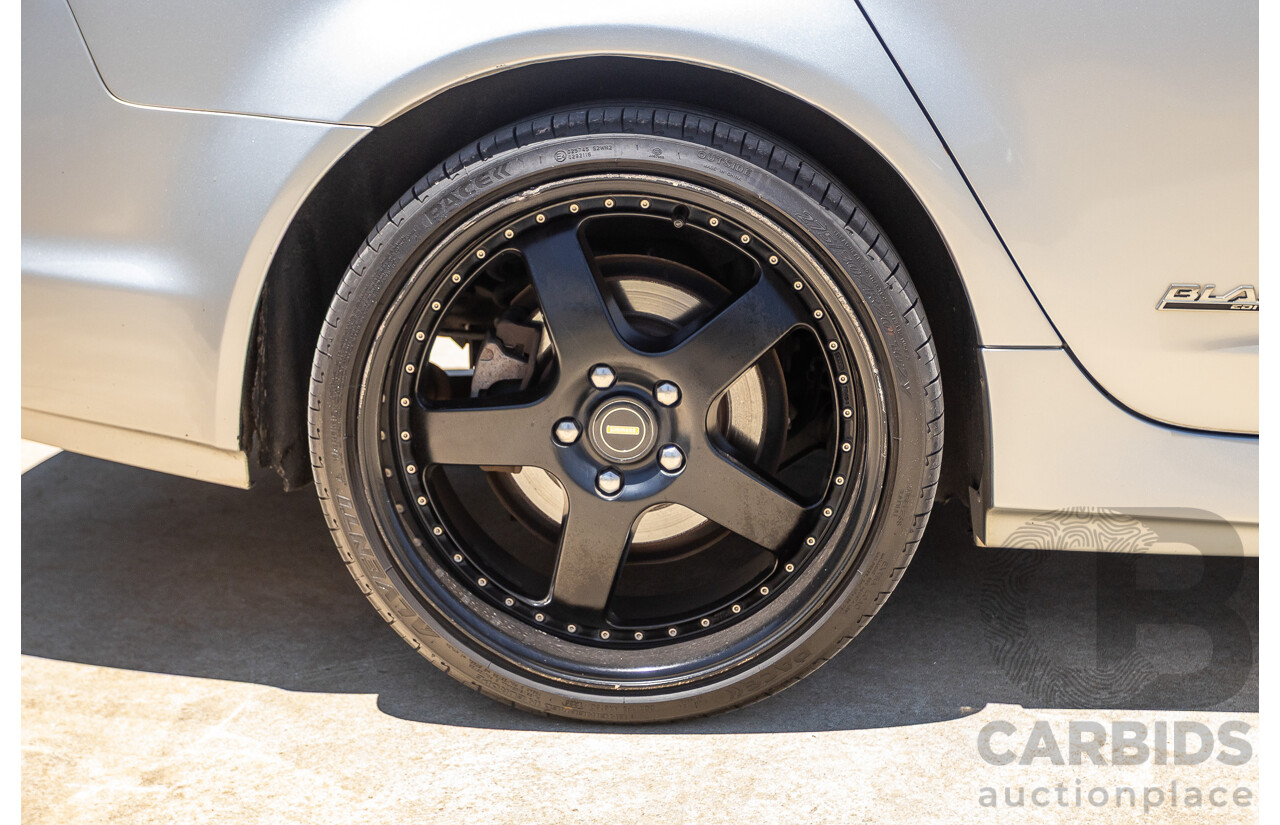 8/2016 Holden Commodore SV6 Black Edition VFII MY16 4D Sportwagon Nitrate Silver V6 3.6L