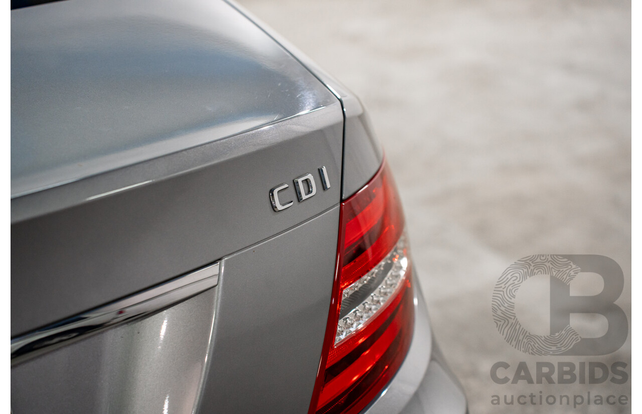 6/2012 Mercedes-Benz C250 Avantgarde BE W204 MY11 4d Sedan Palladium Silver Metallic Turbo 1.8L