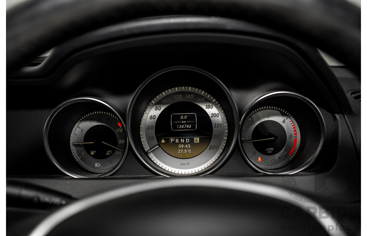 6/2012 Mercedes-Benz C250 Avantgarde BE W204 MY11 4d Sedan Palladium Silver Metallic Turbo 1.8L