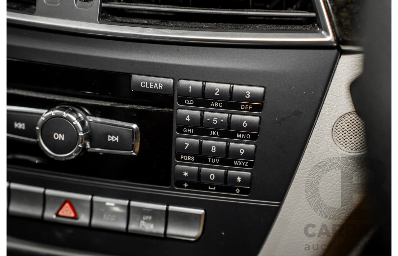 6/2012 Mercedes-Benz C250 Avantgarde BE W204 MY11 4d Sedan Palladium Silver Metallic Turbo 1.8L